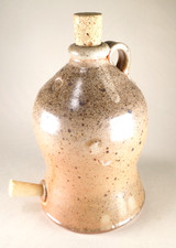 Stoneware cider flagon bottom - stoneware,