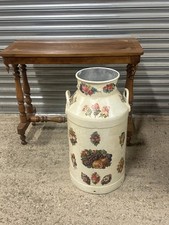 Large Vintage Bradley’s Dairy of West Bridgford Decoupage Milk Churn