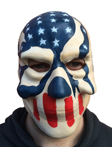 The purge mask american - american, flag