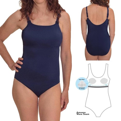 Pocketed swimming costume - pocketed,