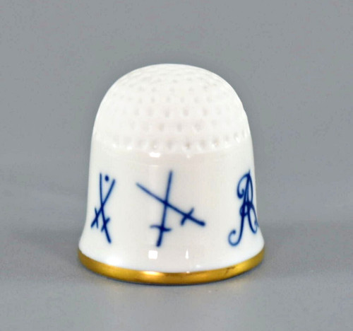Meissen porcelain thimble - meissen,