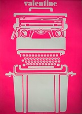 OLIVETTI - VALENTINE - Manifesto poster original posters - 1970 -
