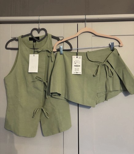 Women zara bnwt green - women’s, top