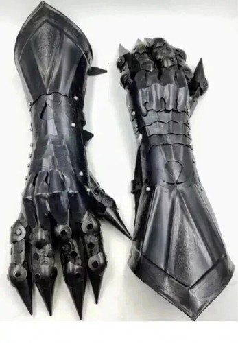 Medieval nazgul gloves - gloves, steel