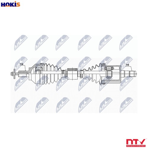 Drive shaft npw 139 - npw-vv-139, for