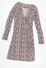 Kew Women's Multicoloured Floral Wrap Dress L