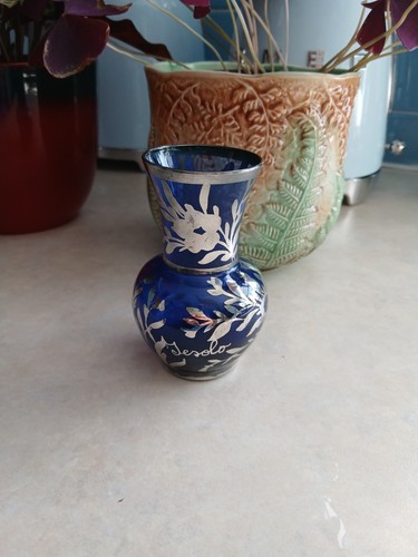 Vintage murano vase cobalt - murano,