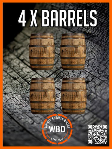 Oak whisky barrels - 4, x