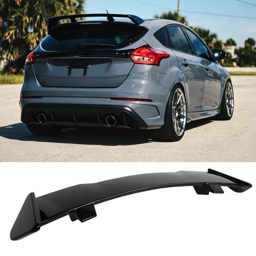 Glossy black style spoiler - black,