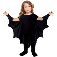 Halloween Bat Wing Black Cape