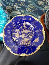 Coalport Cabinet Plate ,Cobalt