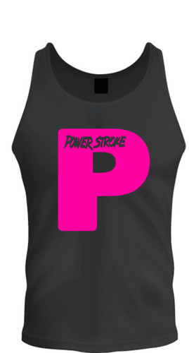 Power stroke neon pink logo - stroke,