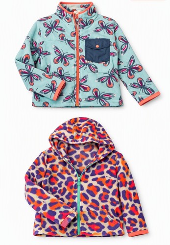 Three fleece jackets from