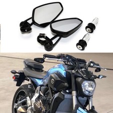 Motorcycle bar end side - end,