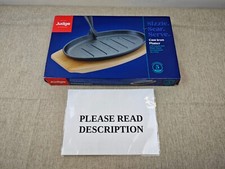 Judge Speciality Cookware Cast Iron Grill Pan, 26cm x 17cm, Induction Ready, Ove