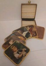 Vintage Coasters WIN-EL-WARE In hard case Made in England Set of 6