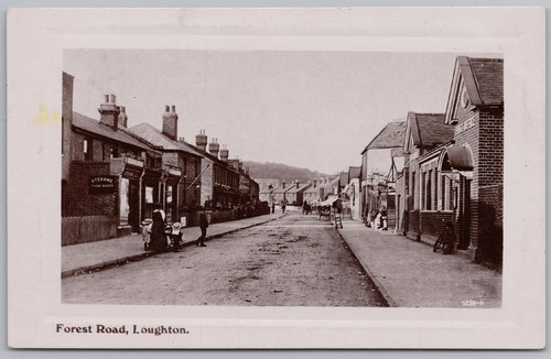 Loughton forest road - road, showing