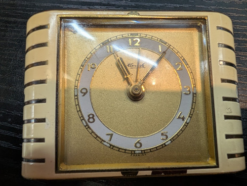 German art deco alarm clock - deco,
