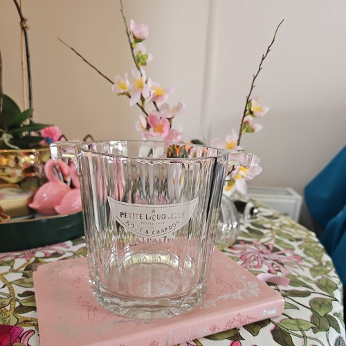 Glass ice bucket moet - ice,