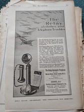 Sk160  ephemera 1919 advert