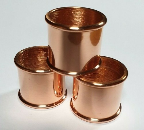 Beaded copper collars - beaded,