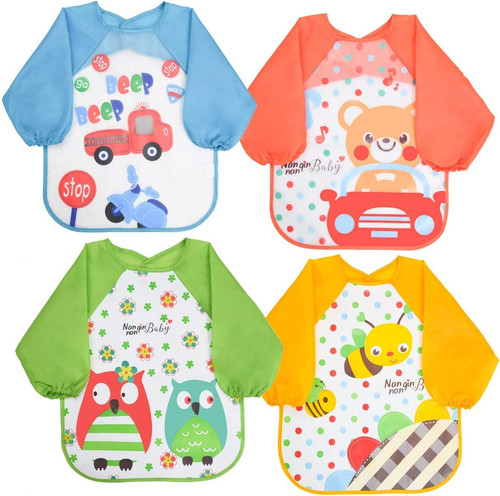 Bibs with sleeves - pcs, eva