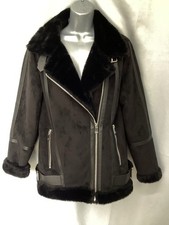 Ladies Pull & Bear Black Faux