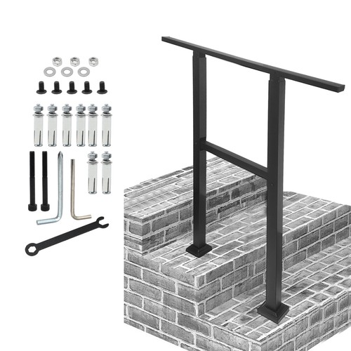 Wrought iron stair rail - 38",