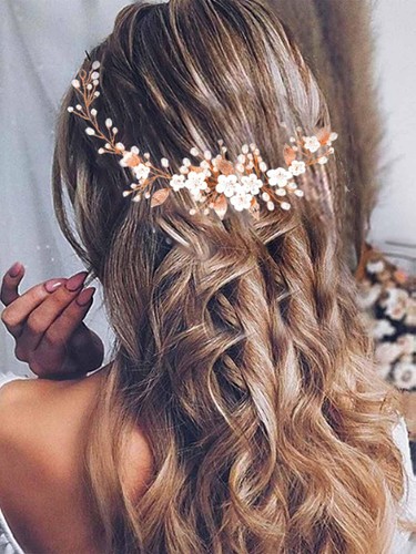 Flower bride wedding - hair, vine