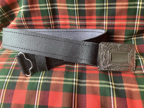 Childs kilt belt black - ,,
