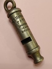 Vintage The Metropolitan Patented Whistle / J Hudson / Birmingham (2811)