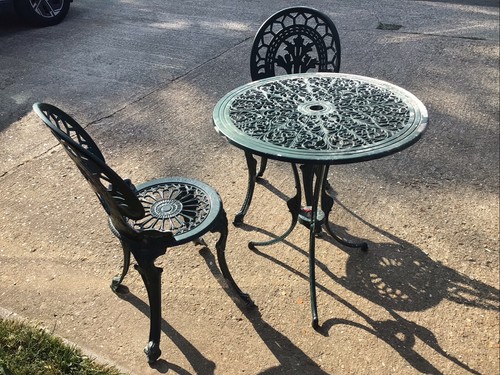 Round aluminium patio garden - aluminium, patio/garden