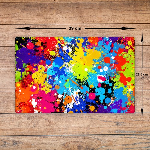 Paint splatter glass chopping - splatter,