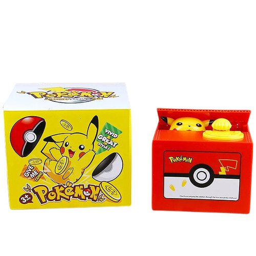 Pikachu coin piggy bank - pikachu,