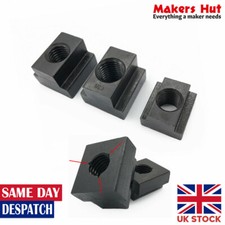 4Pcs x T-NUT Black Oxide T Slot Clamping Nuts Machine Bed Milling