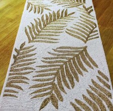 Rectangular Gold Leaf Design |