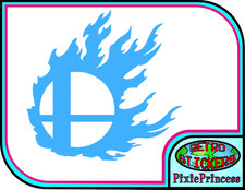 Super Smash Bros Logo Vinyl