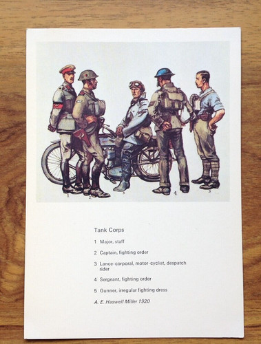 Tank corps british - , uniforms