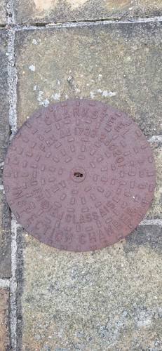Manhole cover and frame - , clark