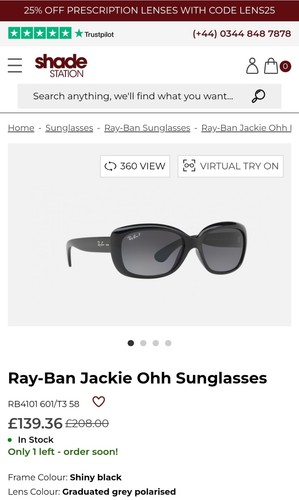 Ray ban jackie ohh - ohh, rb4101