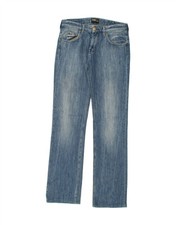 LEE Womens Knox Straight Jeans W30 L34 Blue Cotton BM66