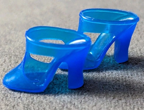Vintage barbie shoes mod - mod, blue