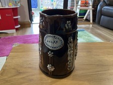Large Barge Ware Measham Pottery Jug 250th Anniversary Pitcher /Pot Vintage