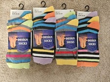 Ladies Rainbow Stripe Cotton