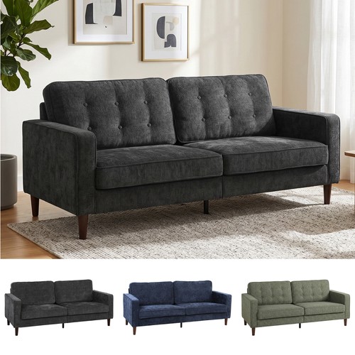 Seater sofa button tufted - 3,