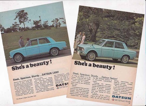 Two 1966 datsun 1300 - 1966, bluebird