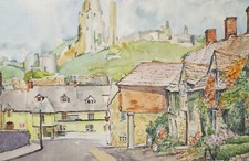 Original Watercolour , 'Corfe
