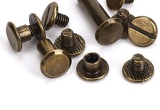 10 Sets Leather Rivets Screws