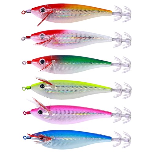 6pcs 10g fishing squid - squid, jig