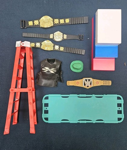 Wwe belt steps ladder strecher - wwe,